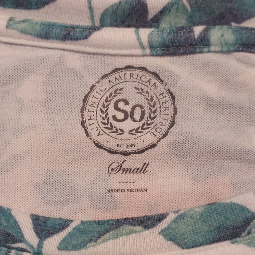 SO Authentic American Heritage Small Pullover Fleecy Sweater‎ Ticket to Paradise - Picture 6 of 9